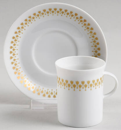 Empresse Flat Demitasse Cup & Saucer Set