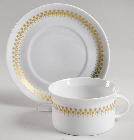 Empresse Flat Cup & Saucer Set