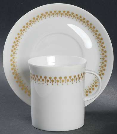 Empresse Flat Cup & Saucer Set