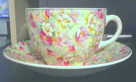 Poppies Jumbo Cup & Saucer Set