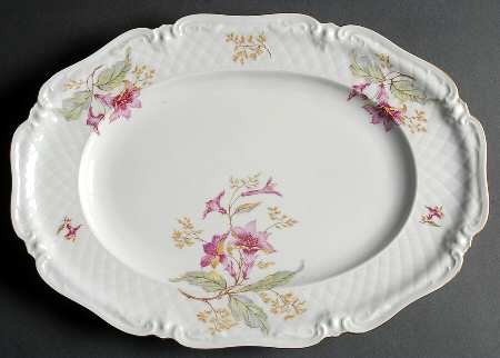 01157 15" Oval Serving Platter
