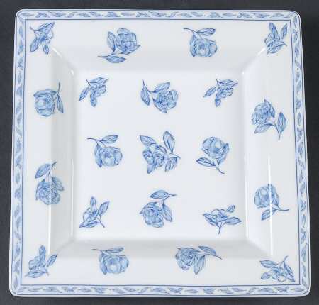 Blue Elegance 8" Square Tray
