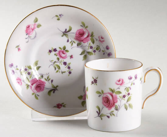 RCH22 Flat Demitasse Cup & Saucer Set