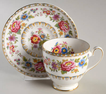 Malvern (Scalloped) Footed Cup & Saucer Set