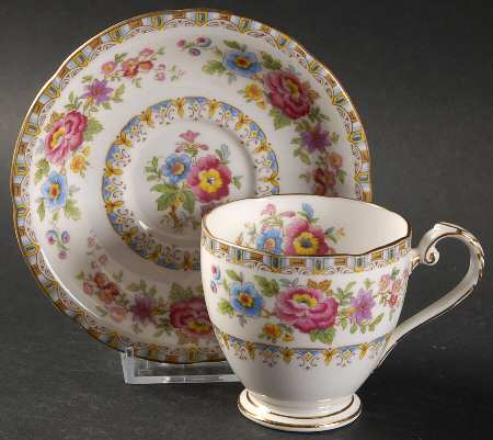 Malvern (Scalloped) Footed Demitasse Cup & Saucer Set