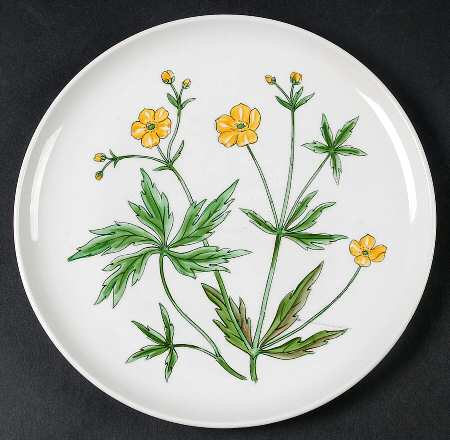 Flora Salad Plate