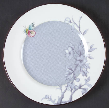Kimono Accent Luncheon Plate