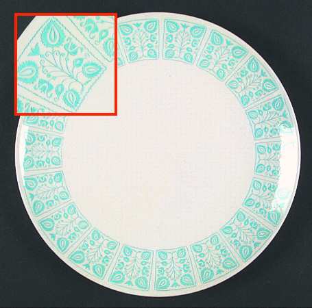 Chantilly Blue Luncheon Plate