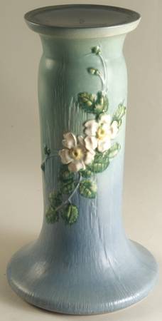 White Rose Blue Azure Stand for 8" Jardiniere