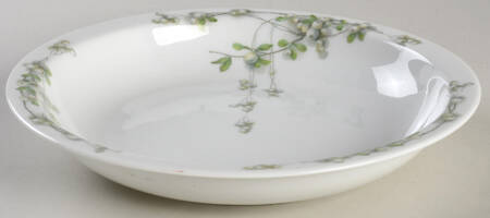 Mistletoe (No Trim) Rim Soup Bowl