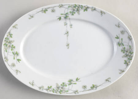 Mistletoe (No Trim) 12" Oval Serving Platter