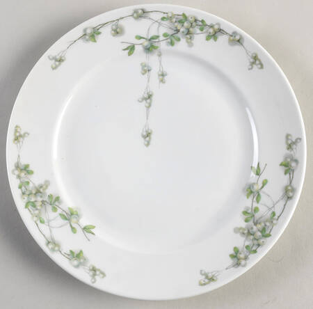 Mistletoe (No Trim) Luncheon Plate
