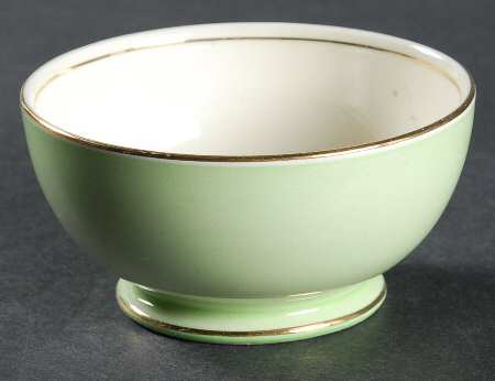 Pastel Ware Green (Not Molded) Open Sugar Bowl by Royal Winton