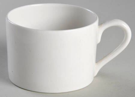 Colonnade White Flat Cup