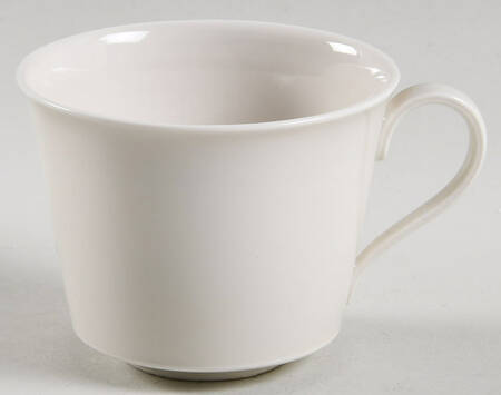 Arcadia Cream--White Flat Demitasse Cup