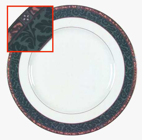 Damask Dinner Plate