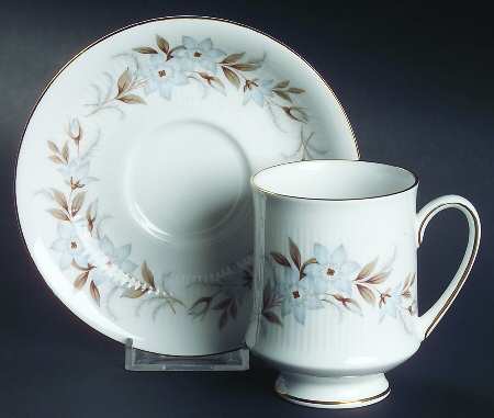 Dawn Footed Cup & Saucer Set