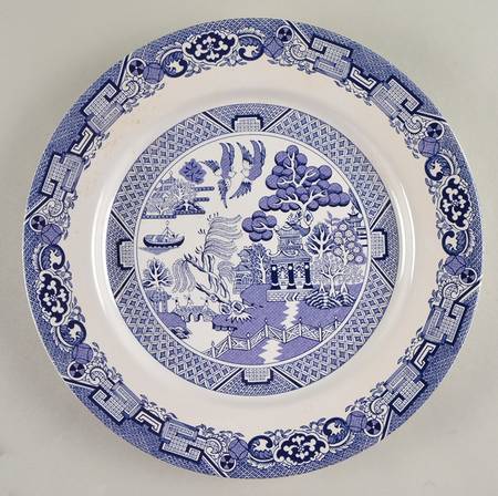 Blue Willow 12" Chop Plate (Round Platter)