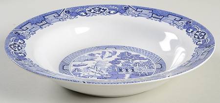 Blue Willow Rim Soup Bowl