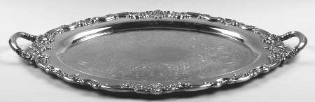 El Greco (Silverplate, Hollowware) Large Silverplate Waiter Tray