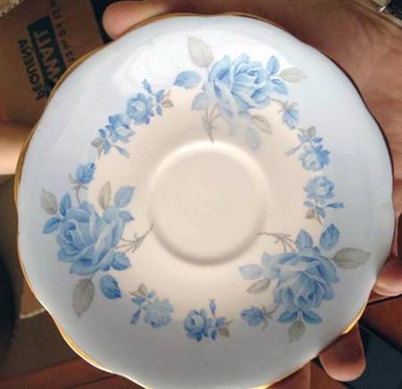 Margaret Rose Saucer for Footed Cup