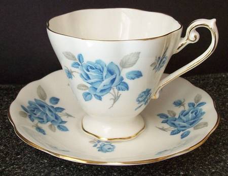 Margaret Rose Footed Cup & Saucer Set