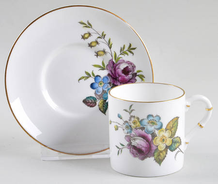 Z2621 Flat Demitasse Cup & Saucer Set