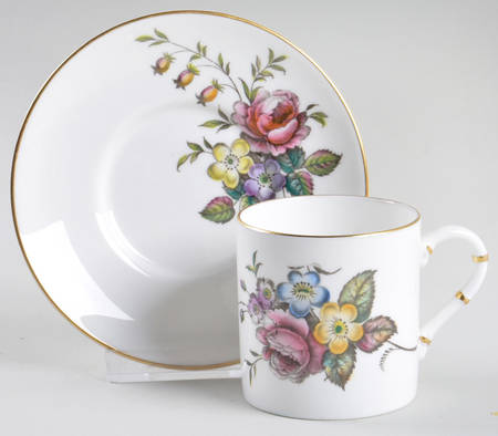Z2621 Flat Demitasse Cup & Saucer Set