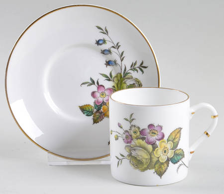 Z2621 Flat Demitasse Cup & Saucer Set