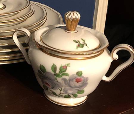 ROT166 Sugar Bowl & Lid