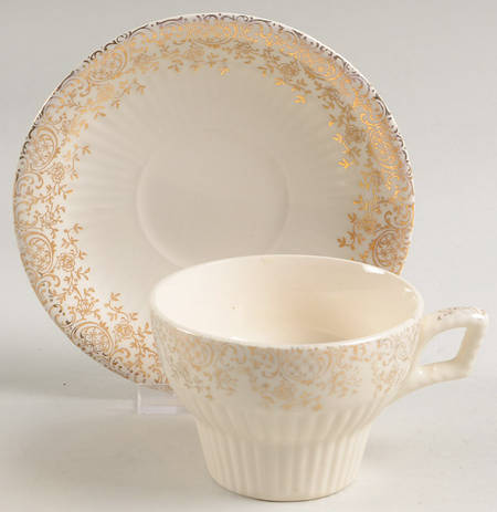 Bancroft Footed Cup & Saucer Set