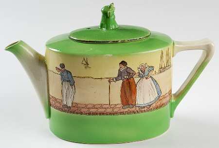Dutch A Harlem Teapot & Lid