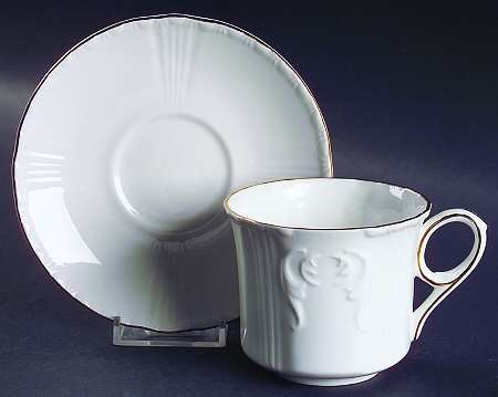 Monarch Flat Cup & Saucer Set