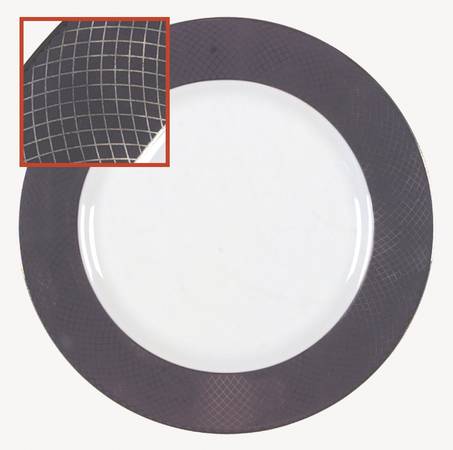 Siam Charcoal Service Plate (Charger)