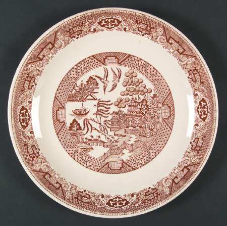 Brown Willow 12" Chop Plate (Round Platter)
