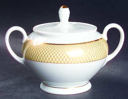 Siam Yellow Sugar Bowl & Lid