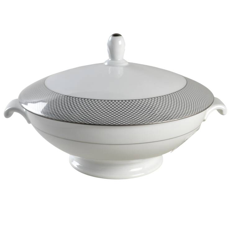 Siam Platinum Round Covered Vegetable