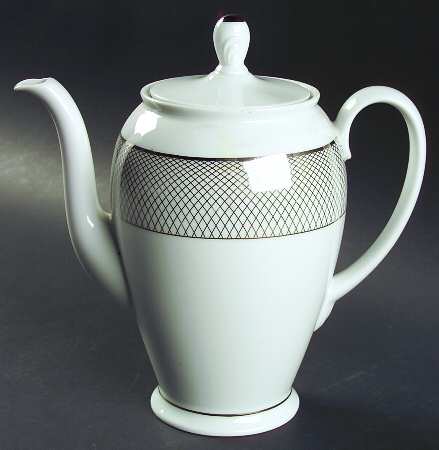 Siam Platinum Coffee Pot & Lid