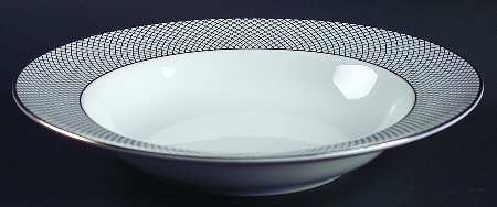 Siam Platinum Rim Soup Bowl