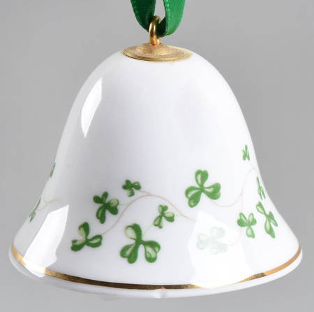 Trellis Shamrock Giftware Miniature Bell