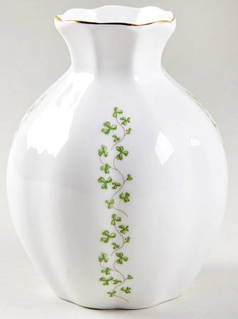 Trellis Shamrock Giftware 5" Blarney Vase