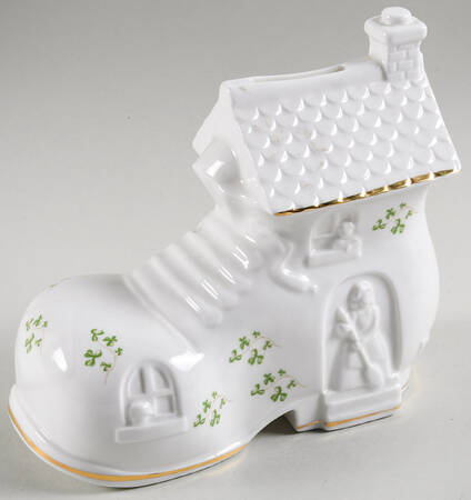 Trellis Shamrock Giftware Shoe