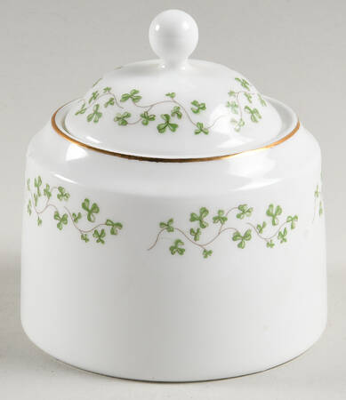 Trellis Shamrock Giftware Shannon Shape Sugar Bowl & Lid