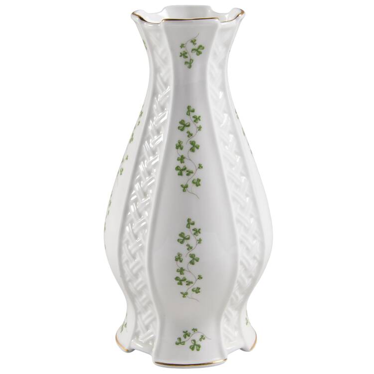 Trellis Shamrock Giftware 8" Vase