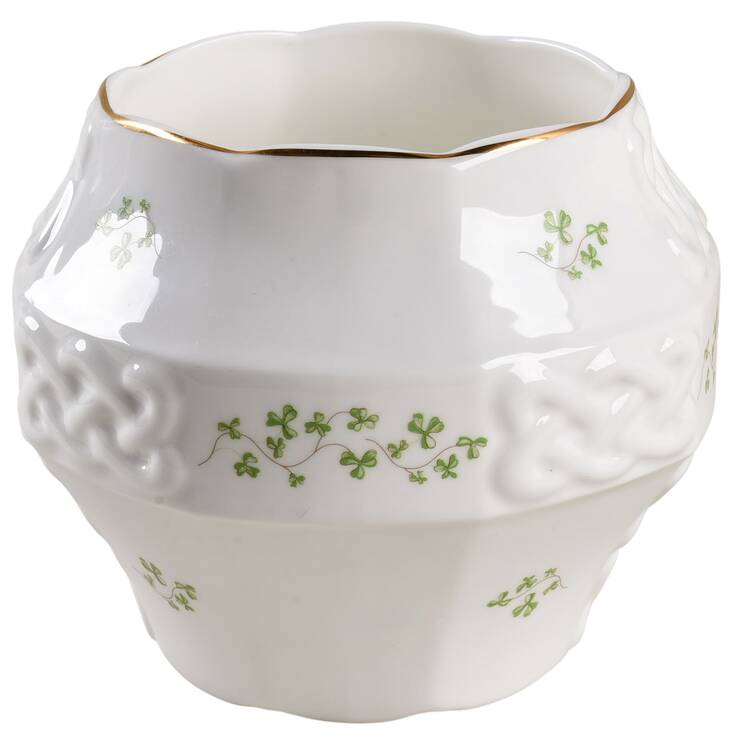 Trellis Shamrock Giftware 4" Vase