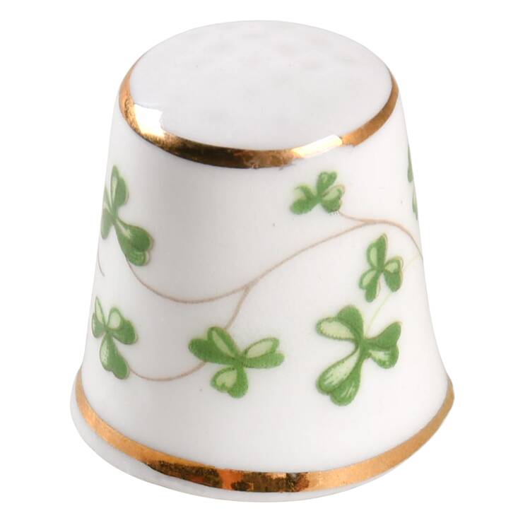 Trellis Shamrock Giftware Thimble