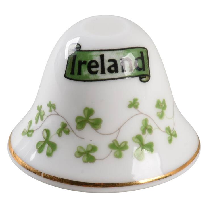 Trellis Shamrock Giftware Bell Ornament