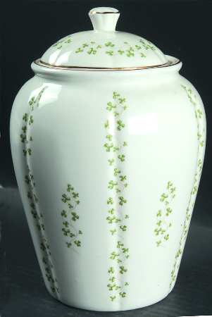 Trellis Shamrock Giftware Large Ginger Jar & Lid