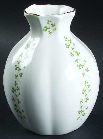 Trellis Shamrock Giftware 5" Blarney Vase
