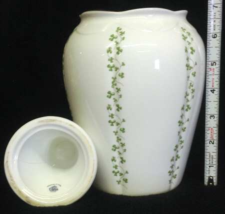 Trellis Shamrock Giftware Large Ginger Jar & Lid